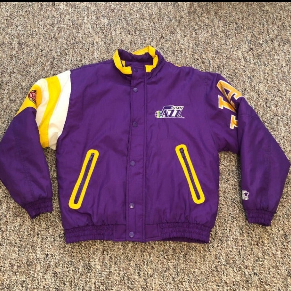 Utah Jazz Vintage Windbreaker